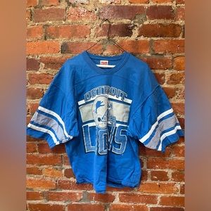 Detroit Lions Vintage Cotton Jersey Style Shirt